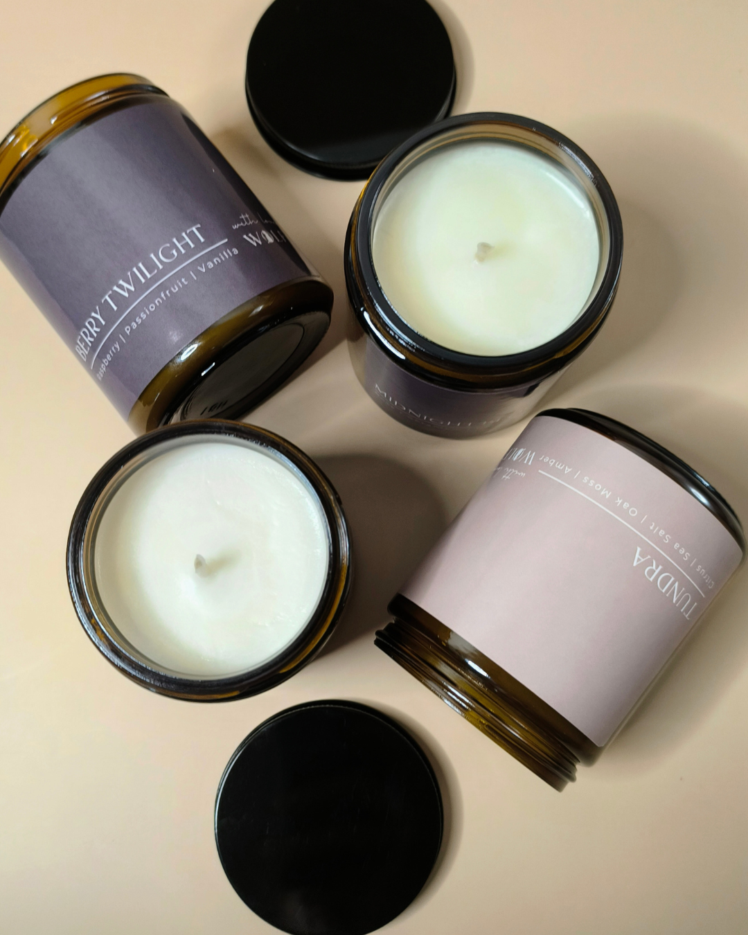 Berry Twilight - 220gm Candle - Wolf Candle Co