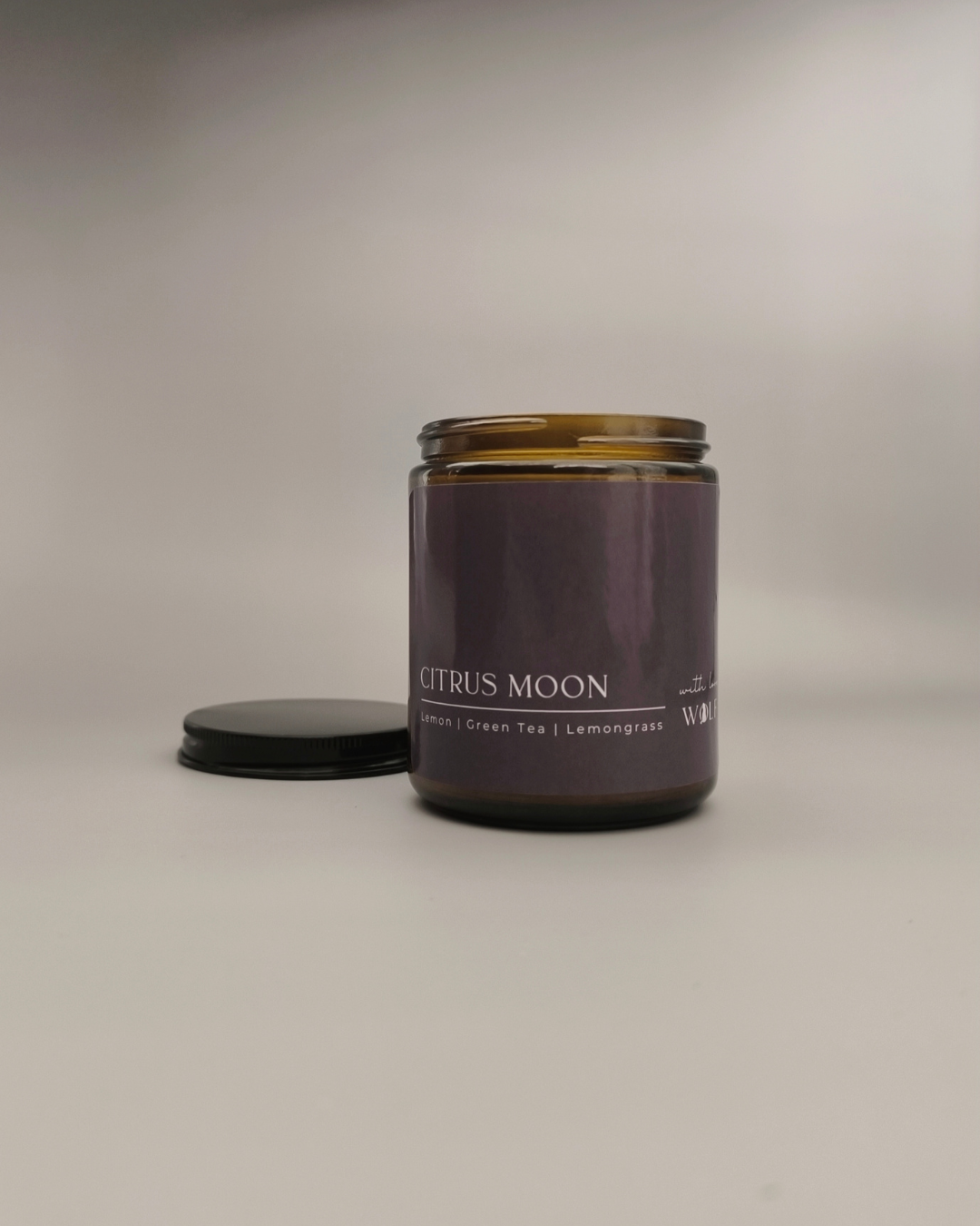 Citrus Moon - 220gm Candle - Wolf Candle Co