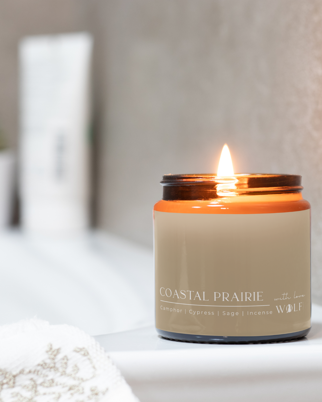 Coastal Prairie - 220gm Candle - Wolf Candle Co