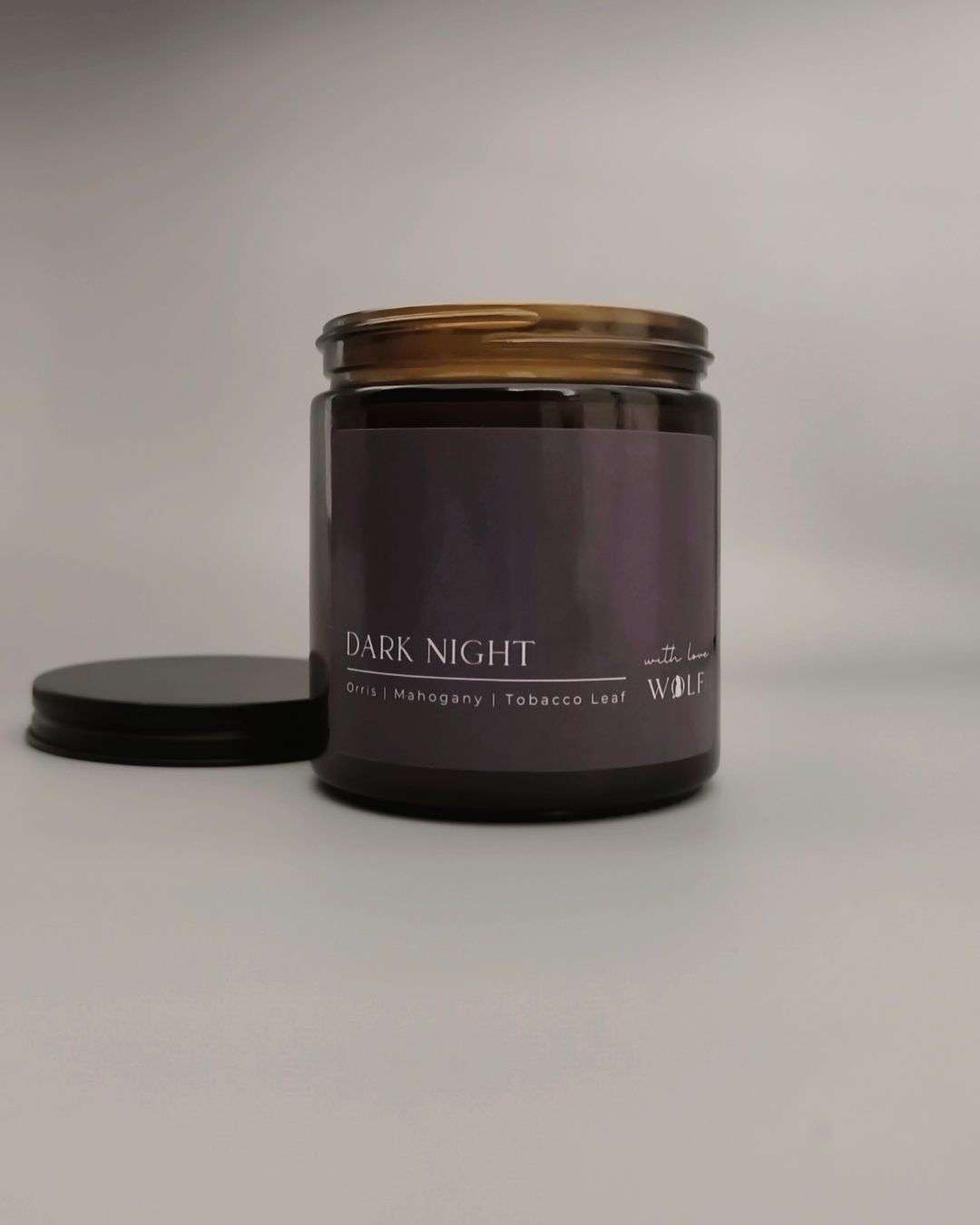 Dark Night - 420gm Candle - Wolf Candle Co