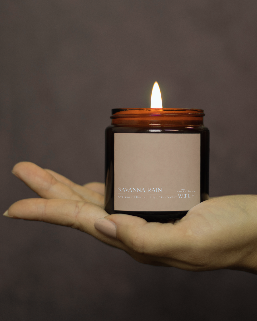 Savanna Rain - 220gm Candle - Wolf Candle Co
