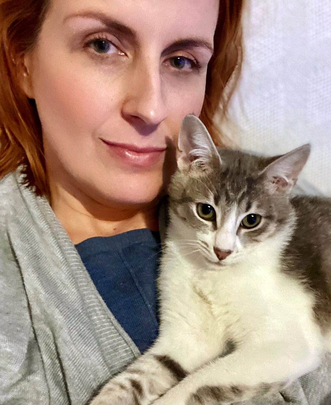 Picture of Wolf and Jodie a few weeks after his adoption