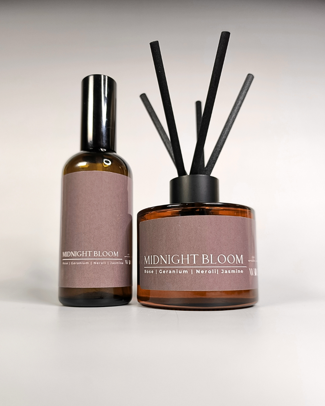 Midnight Bloom - Reed Diffuser - Wolf Candle Co