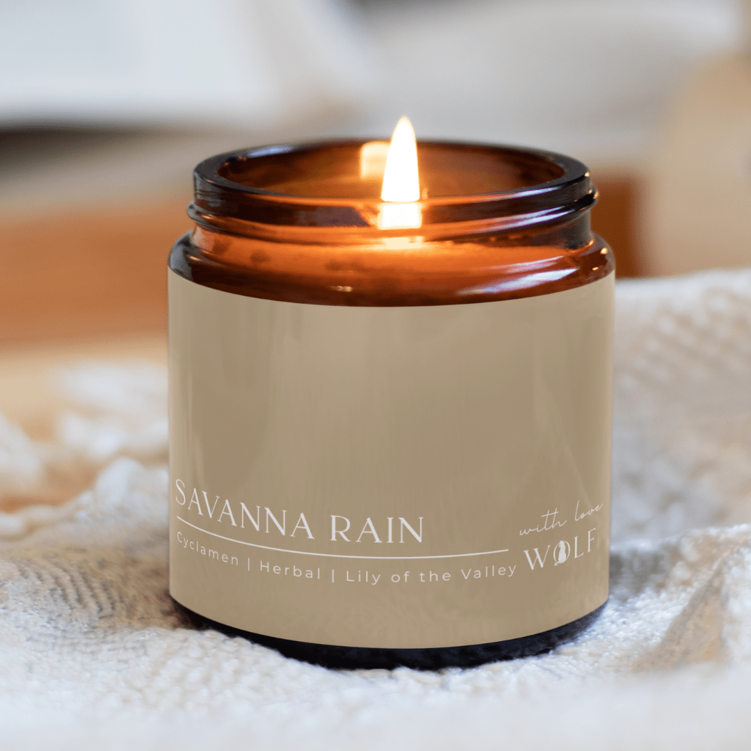 Savanna Rain 220gm Candle - Wolf Candle Co