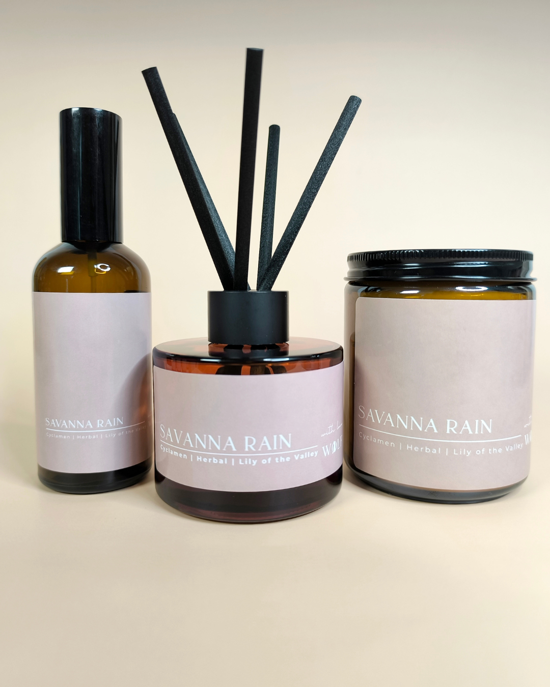 Savanna Rain - Reed Diffuser - Wolf Candle Co