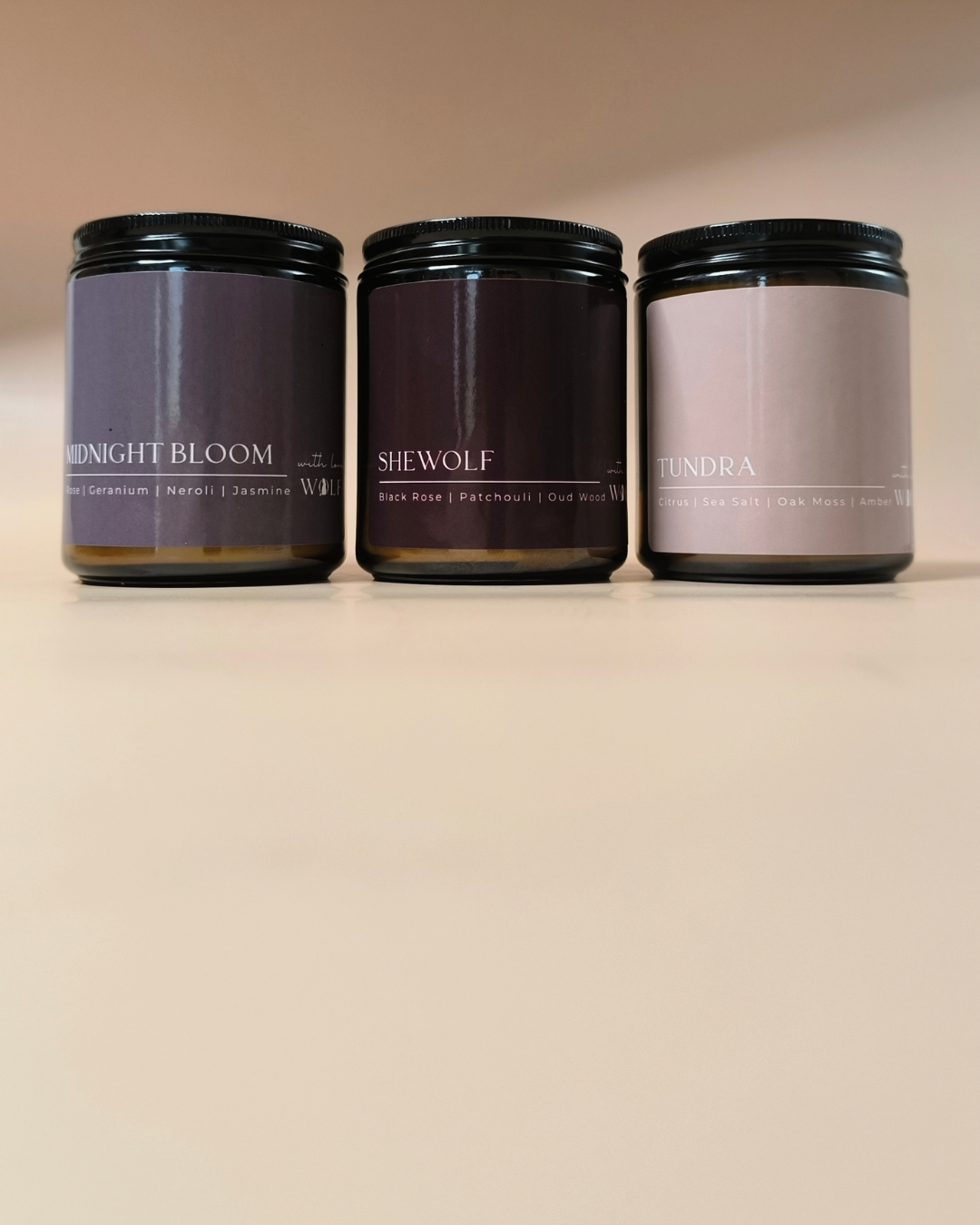 Lonewolf - 220gm Candle - Wolf Candle Co