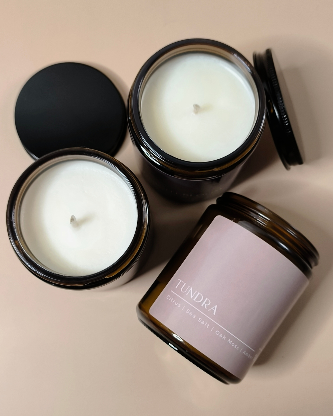 Dark Night - 220gm Candle - Wolf Candle Co