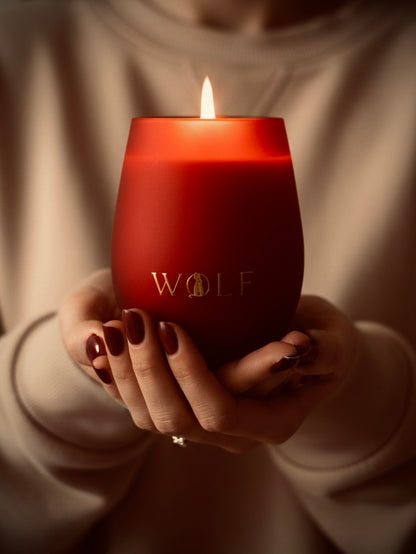 Golden Ember - 440gm Candle - Wolf Candle Co