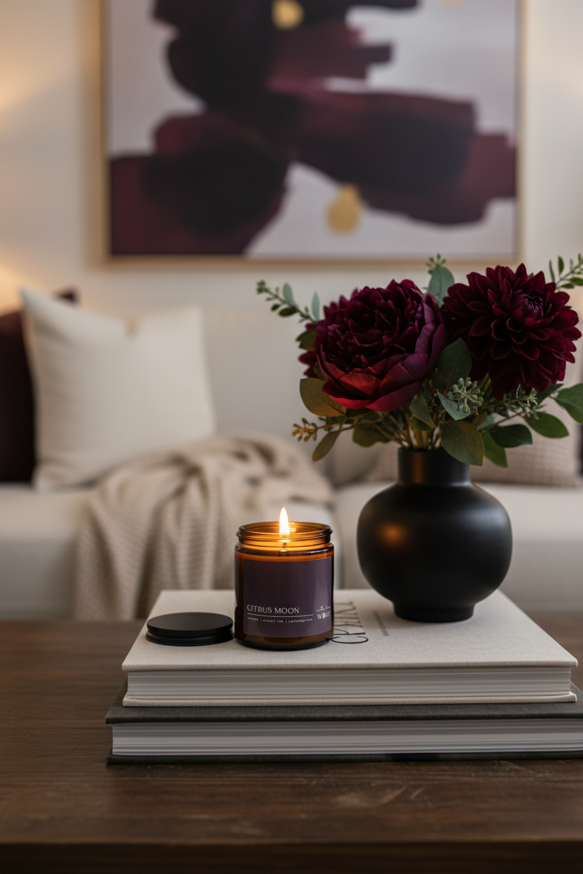 Citrus Moon - 420gm Candle - Wolf Candle Co