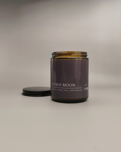 Citrus Moon - 220gm Candle - Wolf Candle Co