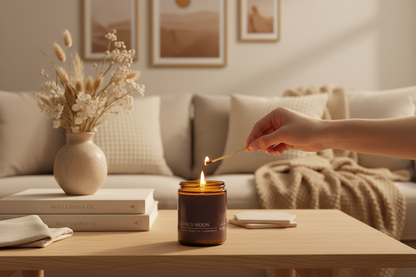 Citrus Moon - 220gm Candle - Wolf Candle Co