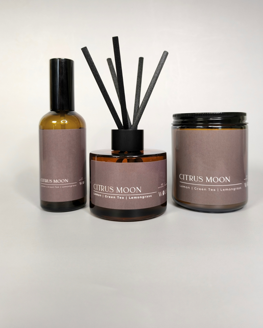 Citrus Moon - Reed Diffuser - Wolf Candle Co