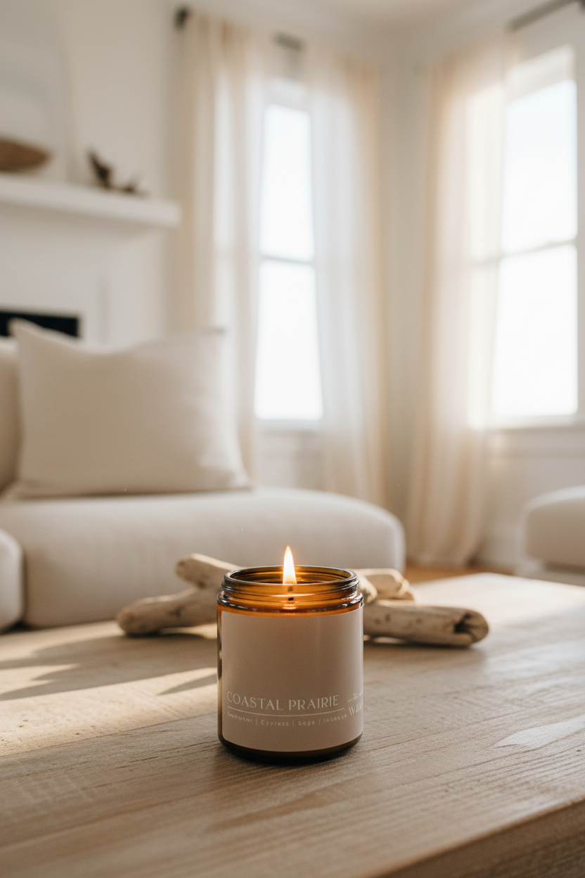 Coastal Prairie - 220gm Candle - Wolf Candle Co