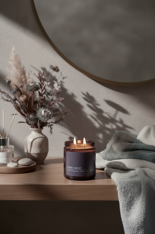 Dark Night - 420gm Candle - Wolf Candle Co