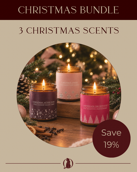 Christmas Candle Bundle - All 3 Scents - Wolf Candle Co