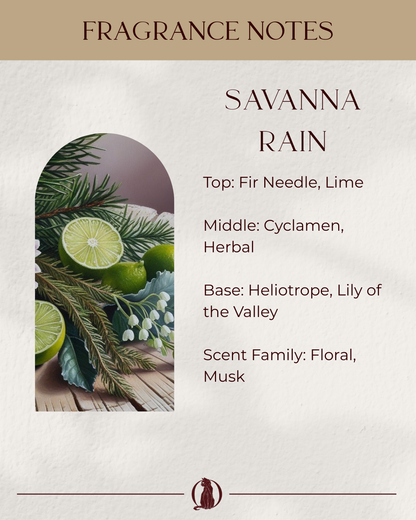 Savanna Rain - 420gm Candle - Wolf Candle Co