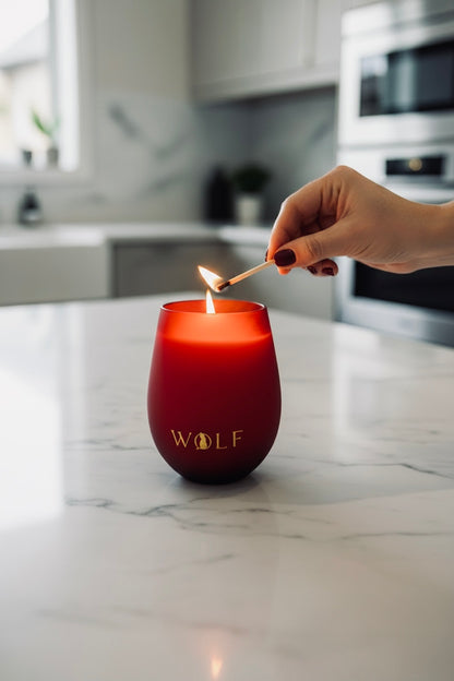 Golden Ember - 440gm Candle - Wolf Candle Co