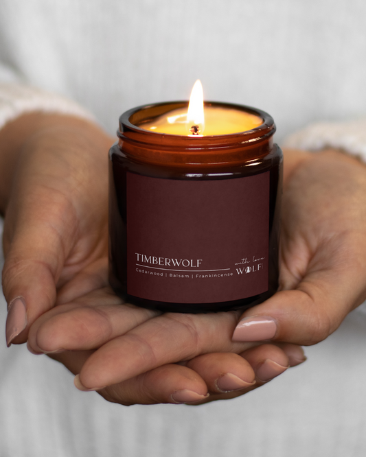 Timberwolf - 220gm Candle - Wolf Candle Co