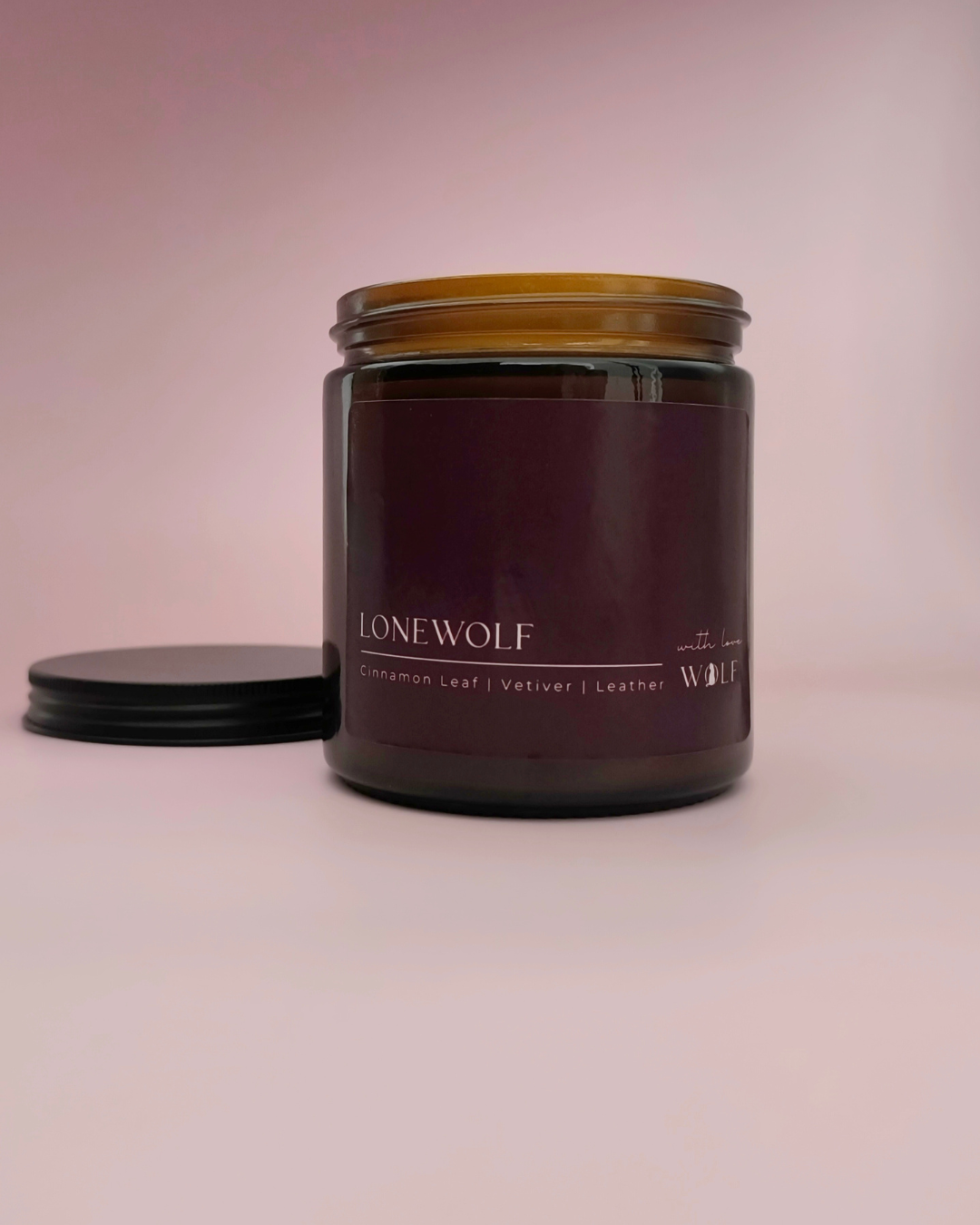Lonewolf - 420gm Candle - Wolf Candle Co