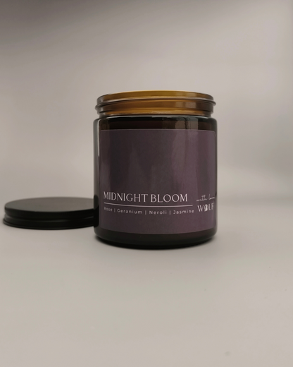 Midnight Bloom - 420gm Candle - Wolf Candle Co