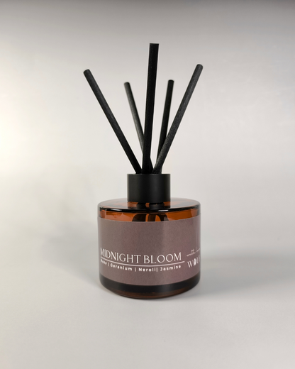 Midnight Bloom - Reed Diffuser - Wolf Candle Co