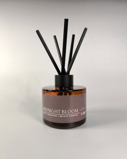 Midnight Bloom - Reed Diffuser - Wolf Candle Co