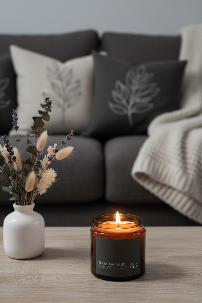 Berry Twilight - 420gm Candle - Wolf Candle Co