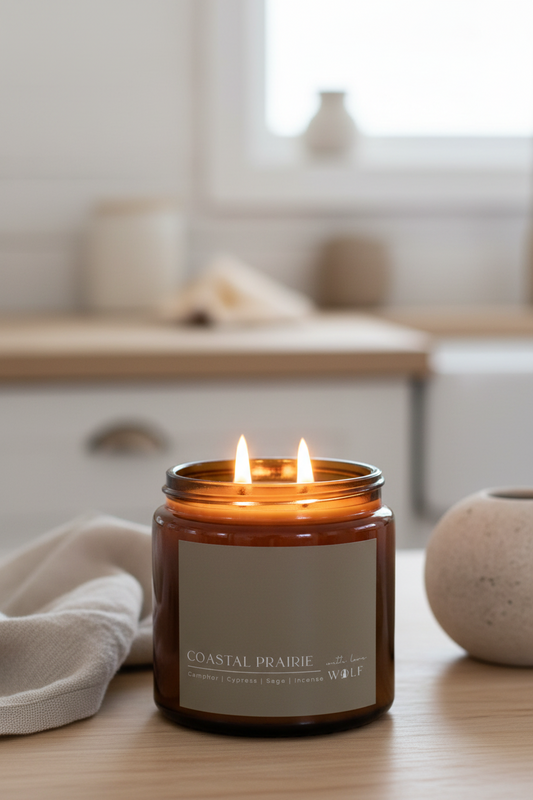 Coastal Prairie - 420gm Candle - Wolf Candle Co