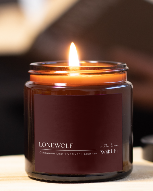 Lonewolf - 420gm Candle - Wolf Candle Co