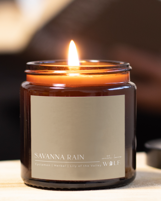 Savanna Rain - 420gm Candle - Wolf Candle Co