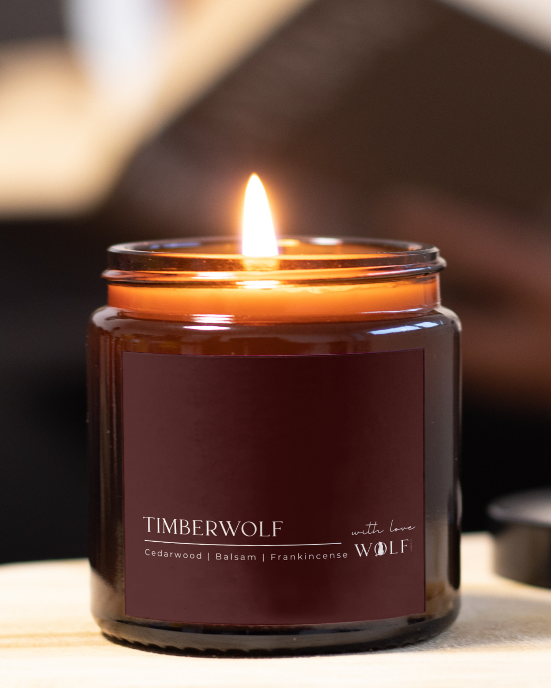 Timberwolf - 420gm Candle - Wolf Candle Co