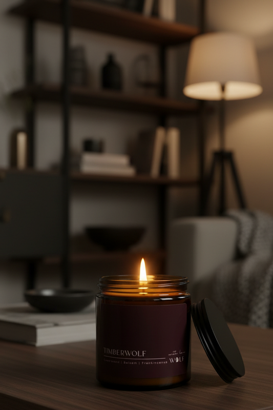 Timberwolf - 420gm Candle - Wolf Candle Co