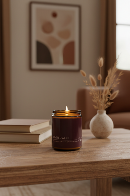 Timberwolf - 220gm Candle - Wolf Candle Co