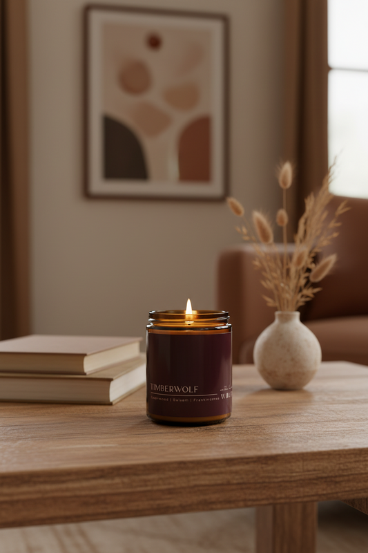 Timberwolf - 220gm Candle - Wolf Candle Co